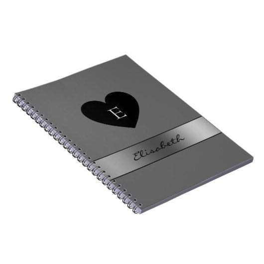 Carnet Coeur noir (Côté Droit)