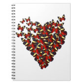 Carnet Coeur papillon (Devant)