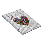 Carnet Coeur papillon (Côté Droit)