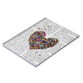 Carnet Coeur papillon (Côté gauche)