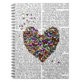 Carnet Coeur papillon (Devant)