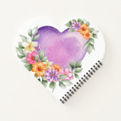 Carnet Coeur pourpre (Dos)