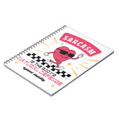 Carnet coeur rétro sarcastique (Côté gauche)