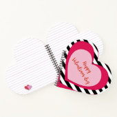 Carnet coeur rose (Intérieur)