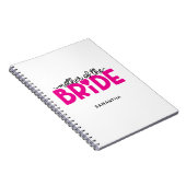 Carnet Cœur Rose Chaud, Mère de la Mariée (Côté Droit)