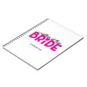 Carnet Cœur Rose Chaud, Mère de la Mariée (Côté gauche)