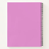 Carnet Coeur rose de tableau de bord (Dos)