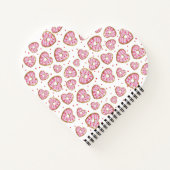 Carnet Coeur rose mignon Cookies (Dos)