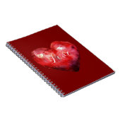 Carnet Coeur rouge (Côté Droit)