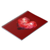 Carnet Coeur rouge (Côté gauche)