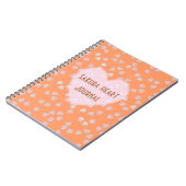 Carnet coeur sakura (Côté gauche)