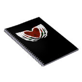 Carnet Coeur squelettique (Côté Droit)