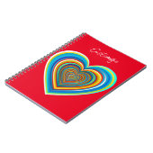 Carnet Coeur valentin multicolore Thunder_Cove (Côté gauche)