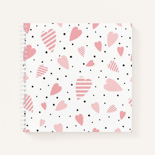 Carnet Coeurs (Devant)