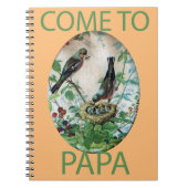 Carnet Cœurs affamés : Papa a de la nourriture ! (Devant)
