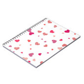 Carnet Coeurs - amour (Côté gauche)