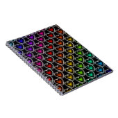 Carnet Coeurs arc-en-ciel (Côté Droit)