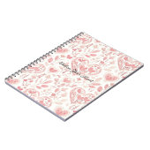 Carnet Cœurs blancs roses (Côté gauche)