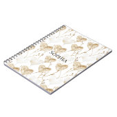 Carnet Coeurs Boho de crème Brown (Côté gauche)