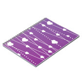 Carnet Coeurs, coeurs, coeurs ! ! (pourpre) (Côté gauche)