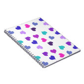 Carnet Cœurs colorés mignons (Côté Droit)