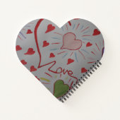 Carnet Coeurs d'amour (Dos)