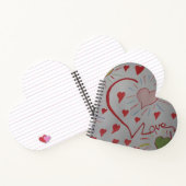 Carnet Coeurs d'amour (Intérieur)