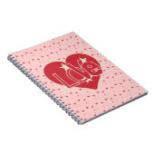 Carnet Coeurs d'amour et étoiles (Côté Droit)