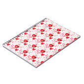 Carnet Coeurs d'amour rouge et flèche (Côté gauche)