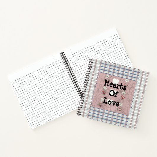 Carnet Coeurs D'Amour Trois (Intérieur)