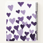 Carnet Coeurs d'aquarelle de la Saint-Valentin - ultra vi (Dos)