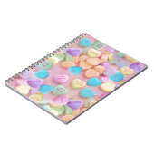 Carnet coeurs de bonbons valentines (Côté gauche)