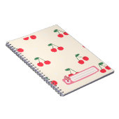Carnet Cœurs de cerise pour adolescentes (Côté Droit)