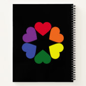 Carnet cœurs de fierté LGBT (Dos)