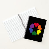 Carnet cœurs de fierté LGBT (Intérieur)