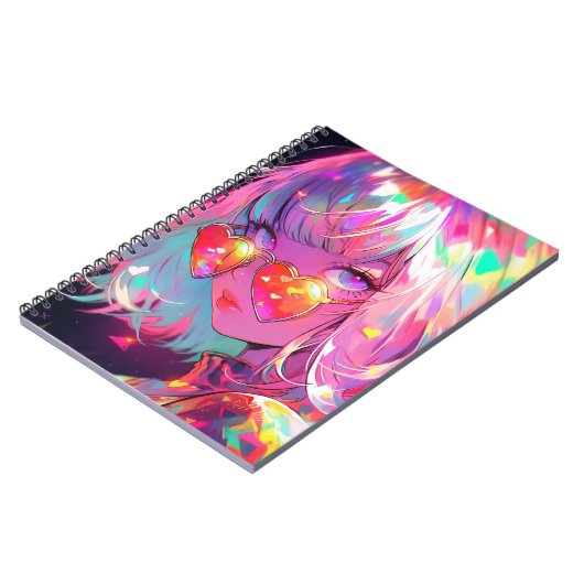 Carnet Coeurs de fille Anime (Côté gauche)