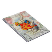 Carnet Cœurs de Lapin Blanc Alice Classique (Côté Droit)