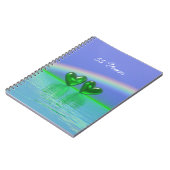 Carnet Coeurs d'émeraude du 55e anniversaire (Côté gauche)