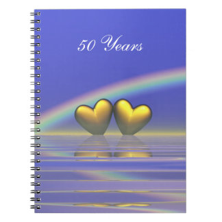 Carnet Coeurs d'or du 50e anniversaire