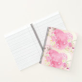 Carnet Coeurs enmêlés - rose (Intérieur)