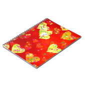 Carnet Coeurs et fleurs (Côté gauche)