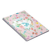 Carnet Coeurs Floral n Love Dragonfly Valentines Day (Côté Droit)