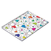 Carnet Coeurs frisés (Côté gauche)