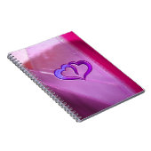 Carnet Coeurs gravés par pourpre (Côté Droit)