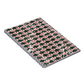 Carnet Coeurs gronces et fleurs motif. (Côté Droit)