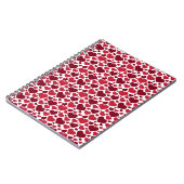 Carnet Coeurs motifs/rouges (Côté gauche)