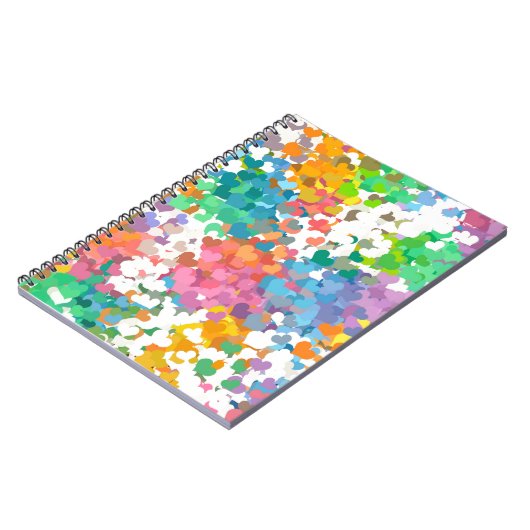Carnet Coeurs Pastel Confetti (Côté gauche)