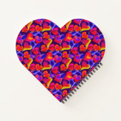 Carnet Coeurs peints lumineux | Saint Valentin (Dos)