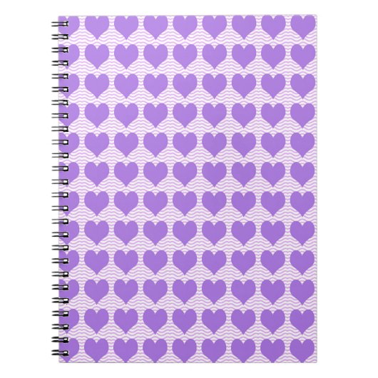 Carnet Coeurs pourpres (Devant)