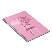 Carnet Cœurs roses (Côté Droit)